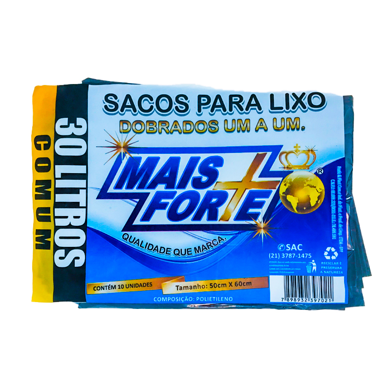 Mais Forte Sacos Para Lixo Comum L Cm X Cm O Mais Forte