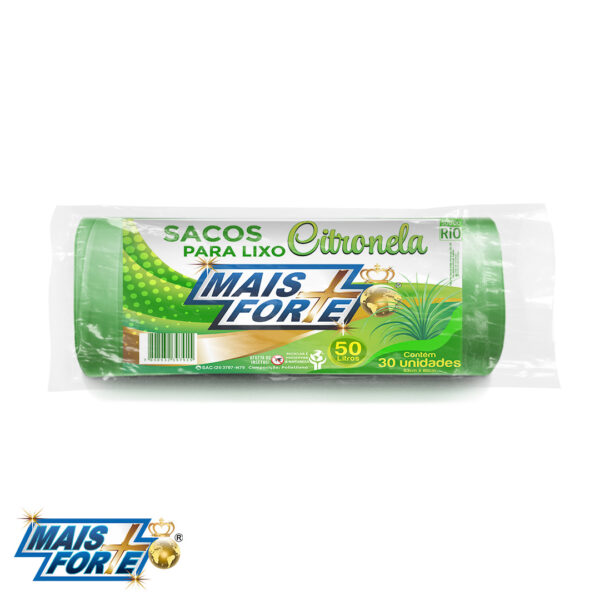 sacos para lixo - CITRONELA-50L